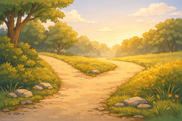 Fork in the road